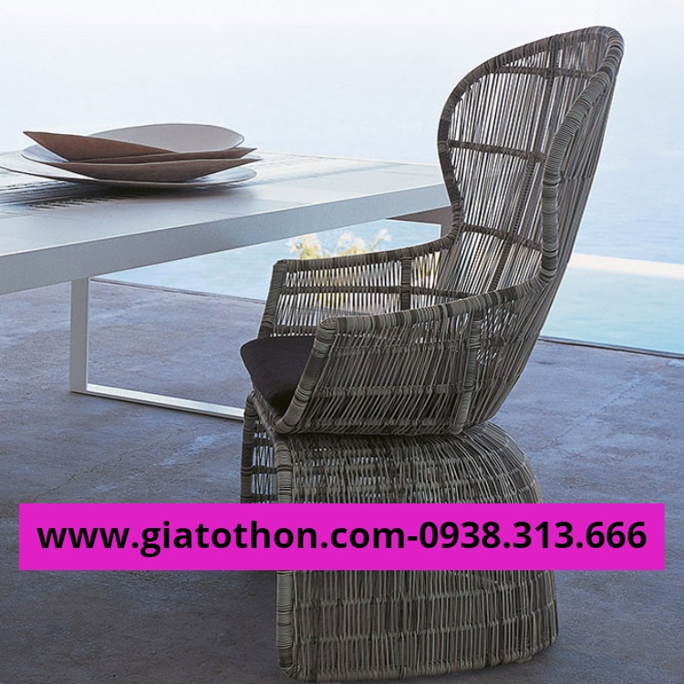 bàn ghế nhựa mây giá rẻ