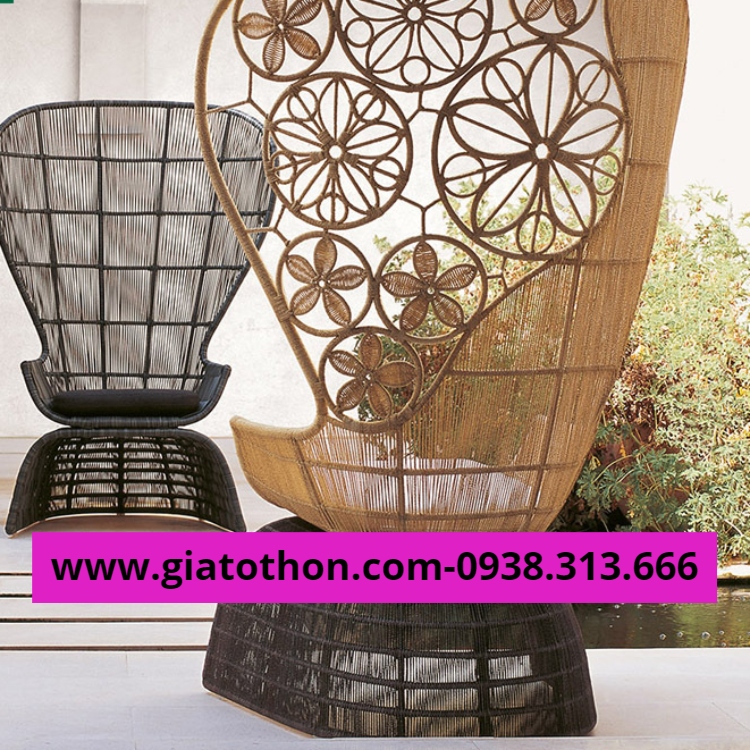 bàn ghế nhựa mây tphcm