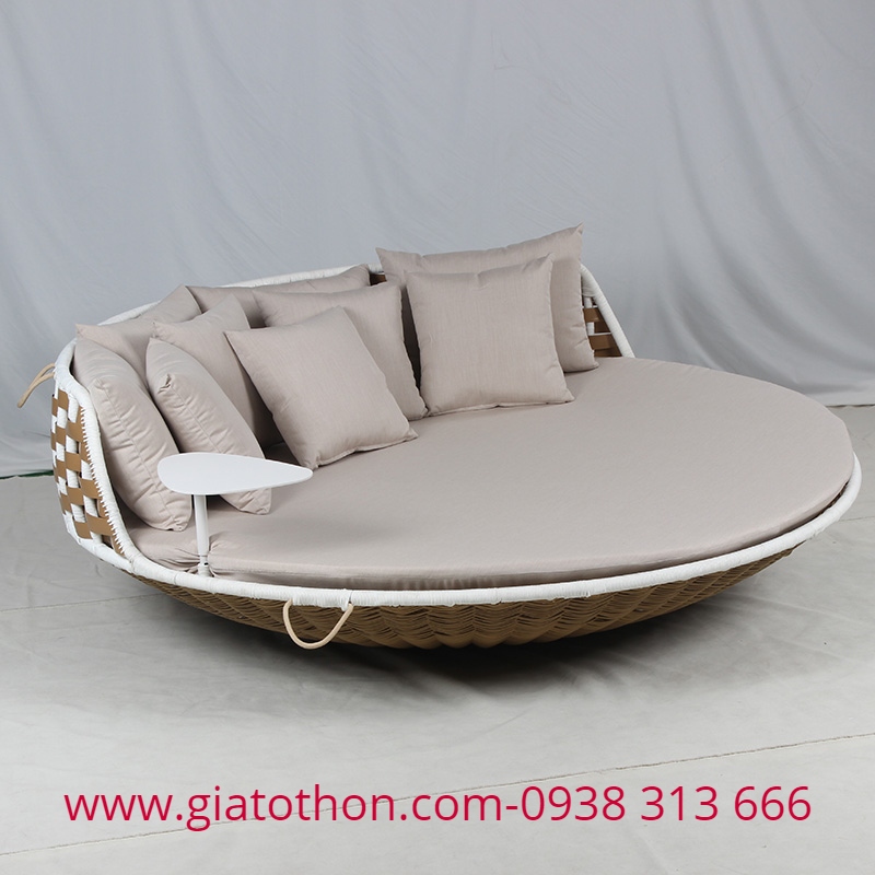 GIƯỜNG NHỰA GIẢ GỖ TREO NGOÀI TRỜI CÓ ĐỆM GIÁ TỐT giuong-tam-nang-chinh-hang