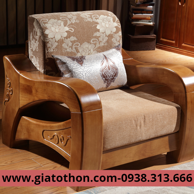 sofa gỗ phòng khách 