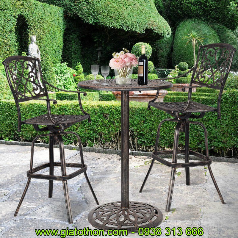 GHẾ ĐẨU XOAY CHẤT LIỆU NHÔM ĐÚC MÀU ĐỒNG CỔ bàn ghế nhôm đúc, bàn ghế nhôm ngoài trời, bàn ghế nhôm giá rẻ, bàn ghế ngoài trời nhôm đúc, bàn ghế nhôm hợp kim, bàn ghế nhôm giá tốt, bàn ghế nhôm đúc sân vườn, nơi sản xuất bàn ghế nhôm đúc, công ty cung cấp bàn ghế nhôm đúc nhập khẩu, bàn ghế nhôm đúc chất lượng, bàn ghế nhôm đúc giá rẻ tại Tp HCM, bàn ghế nhôm đúc ngoài trời cao cấp